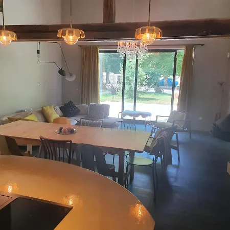 וילה Moulin Renove Avec Piscine Interieure Et Squash Villeneuve-la-Lionne